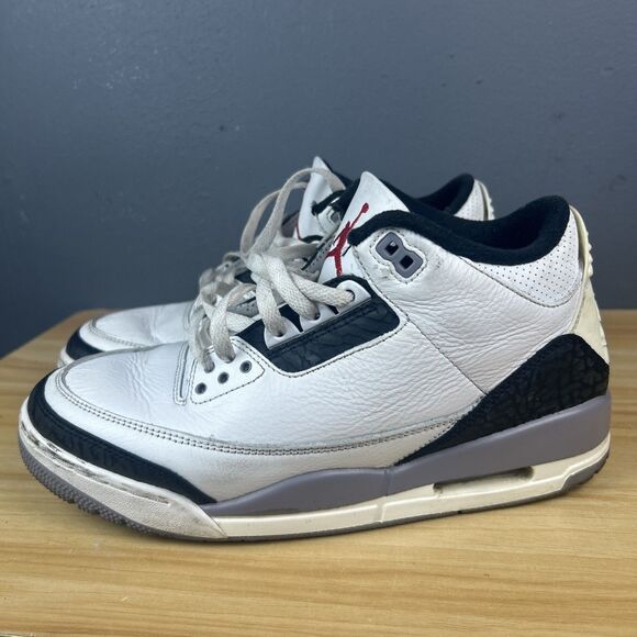 Air Jordan 3 Retro Cement Grey Size 9 Men (CT8532-106) main image 8